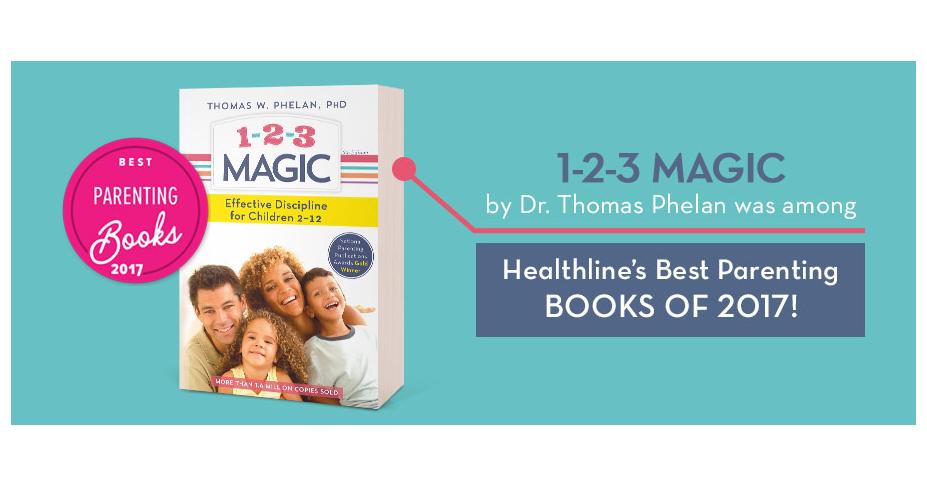 1-2-3 Magic: Effective Discipline For Children named a Best Parenting book of 2017 by Healthline.com